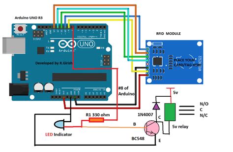 rfid tag detection circuit|arduino rfid sensor diagram.